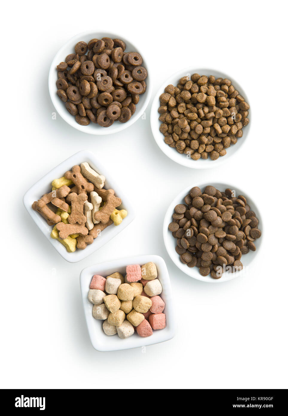 Different dog foods Stock Photo Alamy