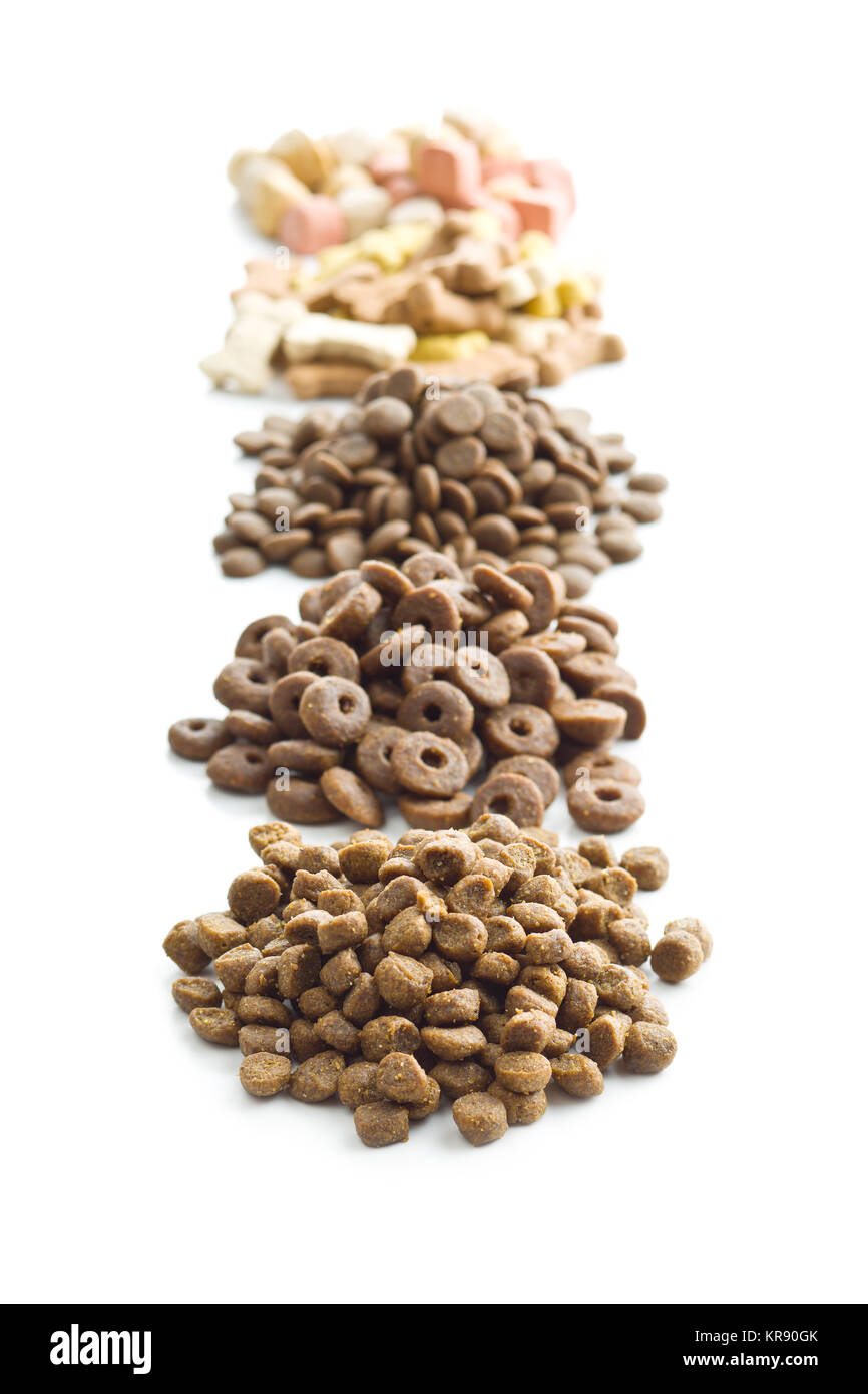 Different dog foods Stock Photo Alamy