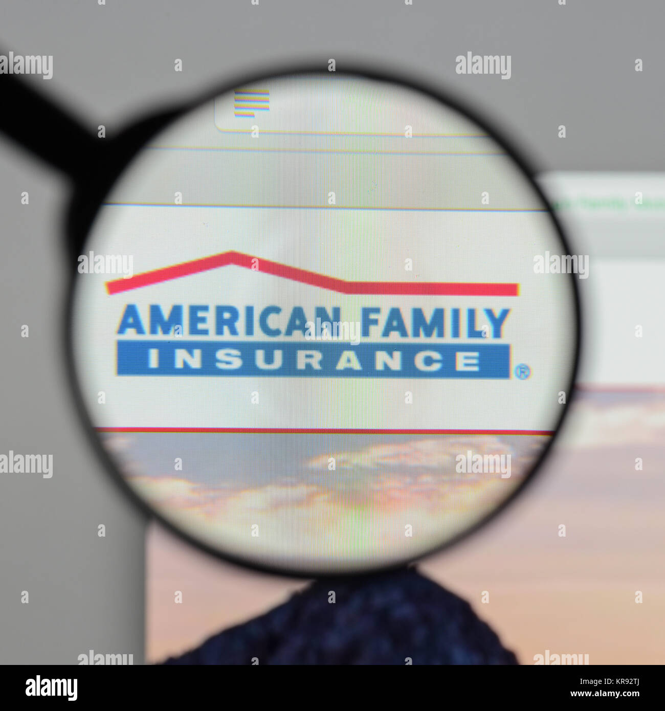 American family insurance logo hi-res stock photography and images - Alamy