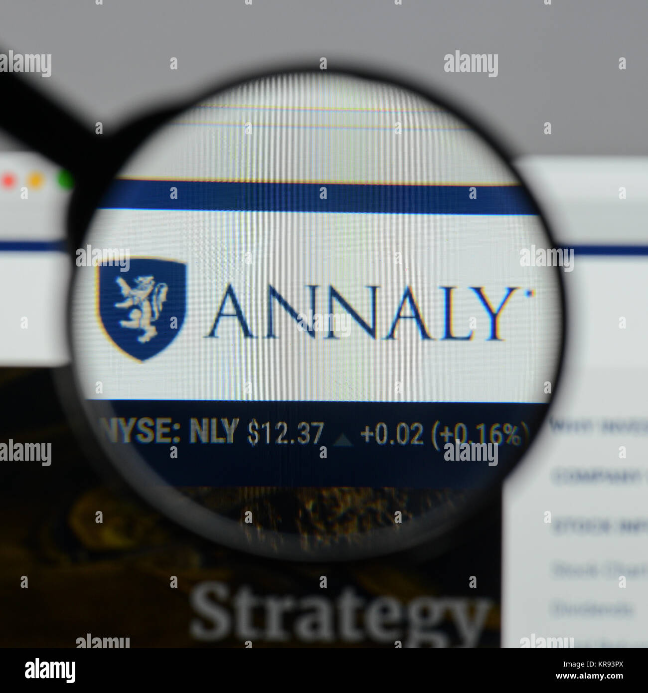 Annaly capital logo hi-res stock photography and images - Alamy