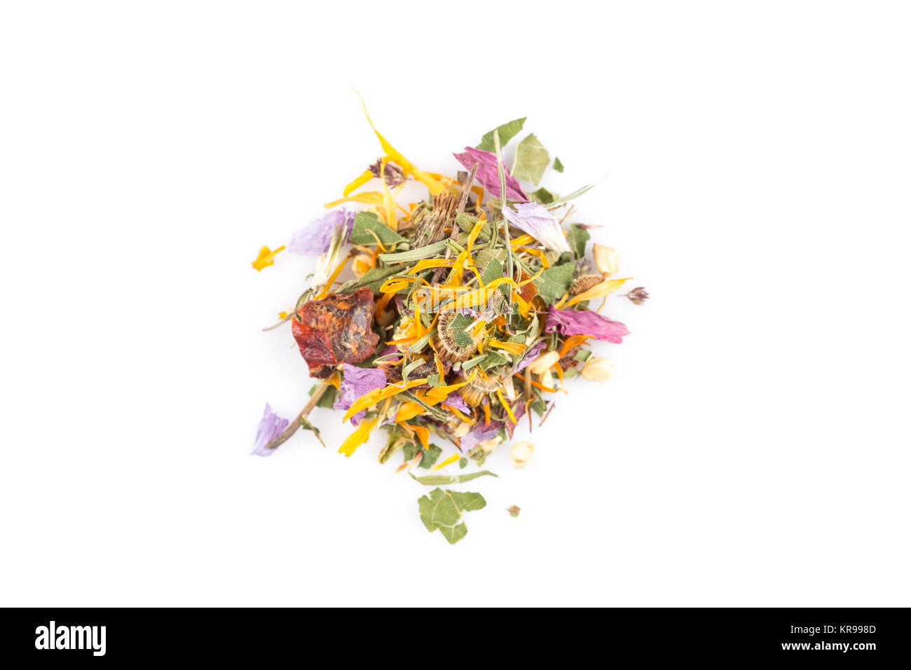 Dried herbal tea leaves Stock Photo Alamy