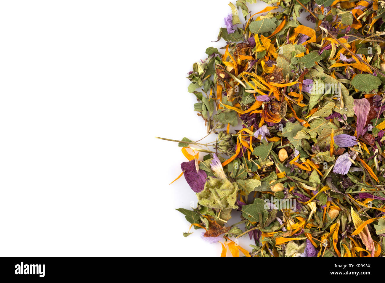 Dried herbal tea leaves Stock Photo Alamy