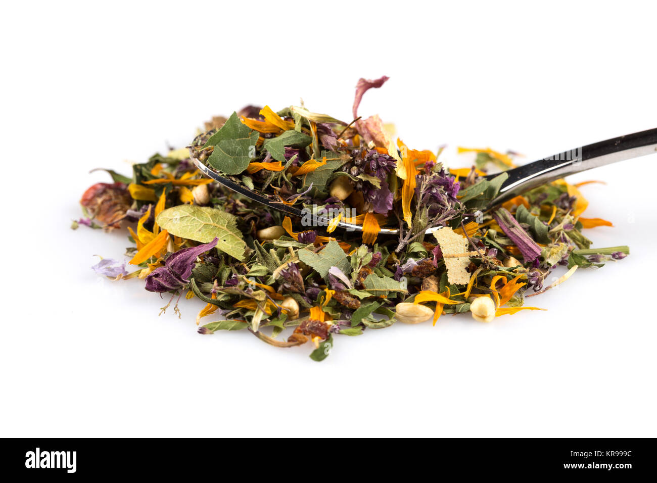 Dried herbal tea leaves Stock Photo Alamy