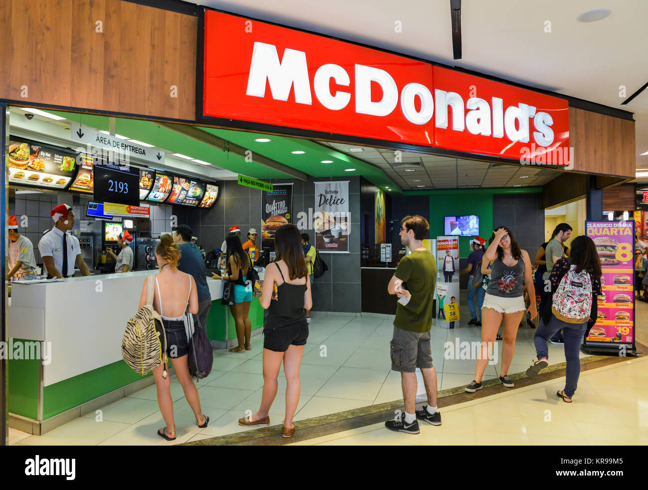 Mcdonalds Londrina Brazil Mcdonalds Brazil Hi Res Stock Photography