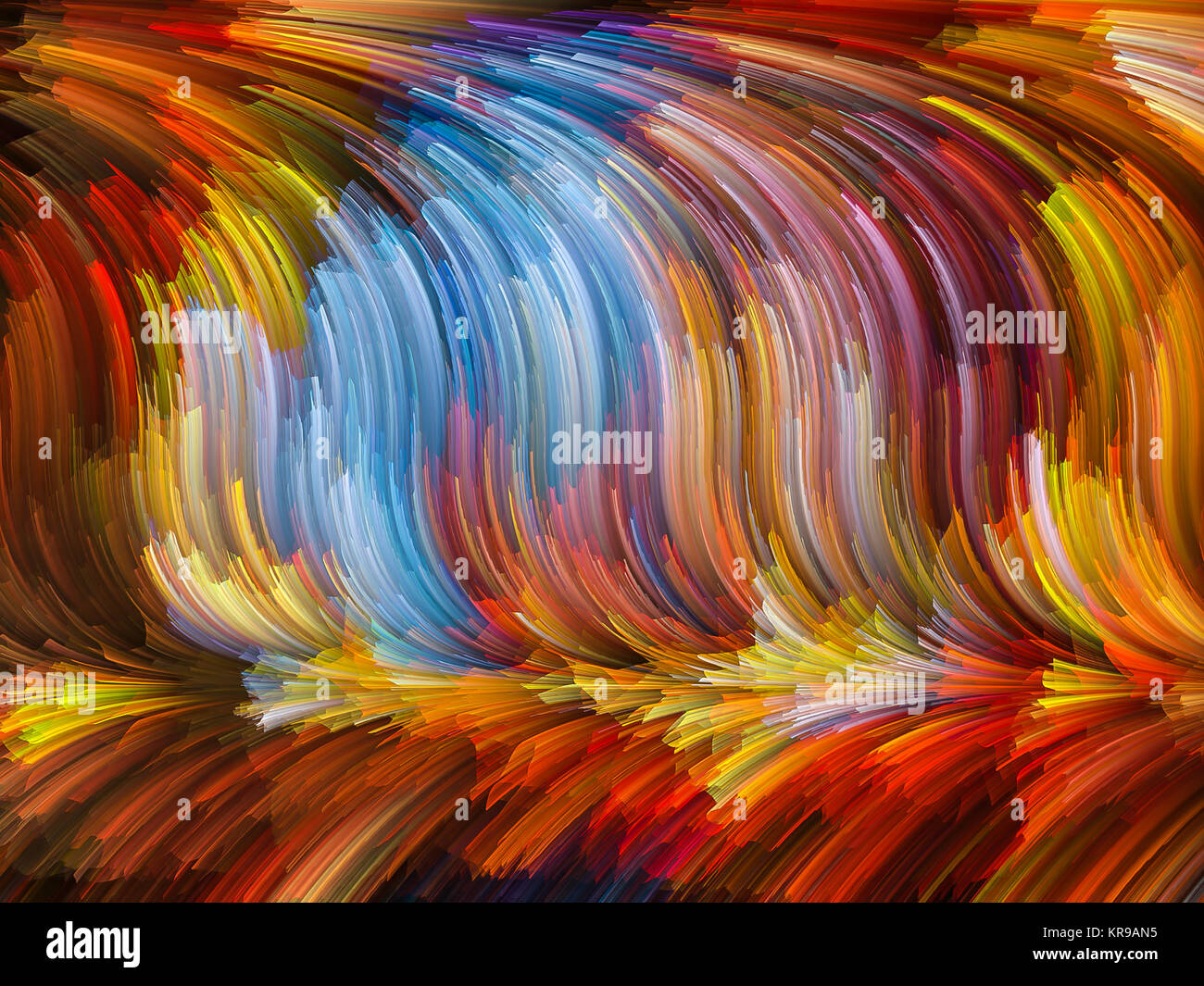 Unfolding of Color Stock Photo - Alamy