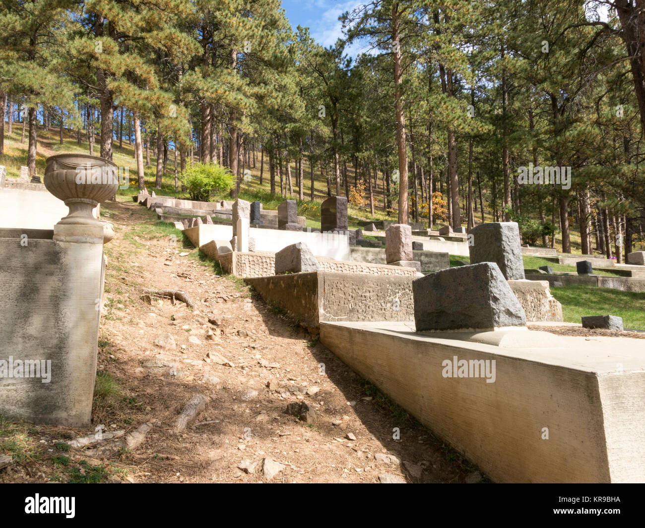 Mount Moriah Cemetery in Deadwood, South Dakota, USA Stock Photo Alamy