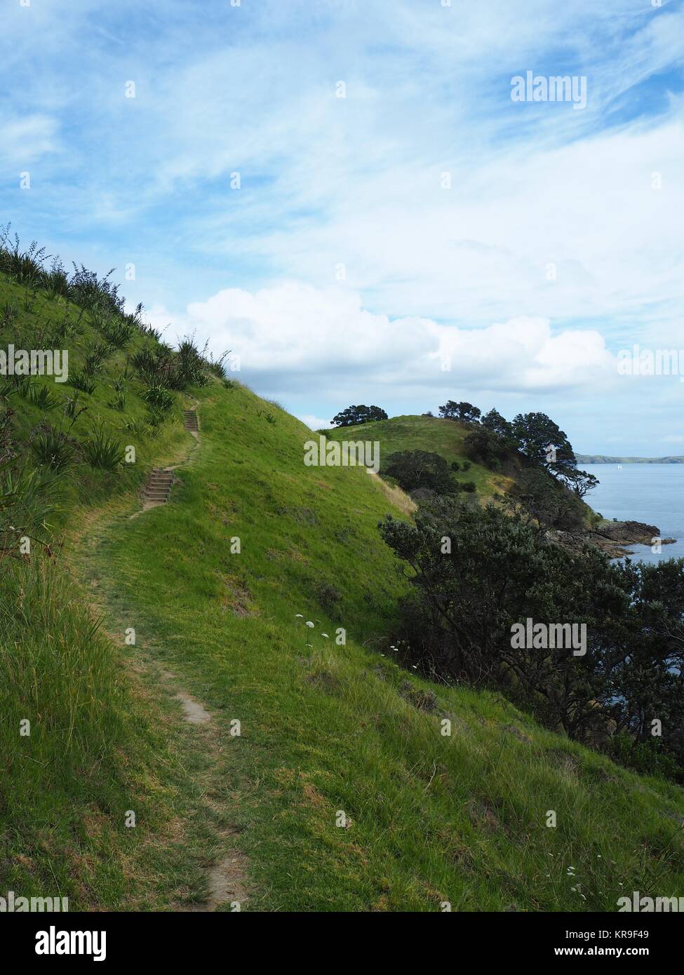 hike in new zealand Stock Photo