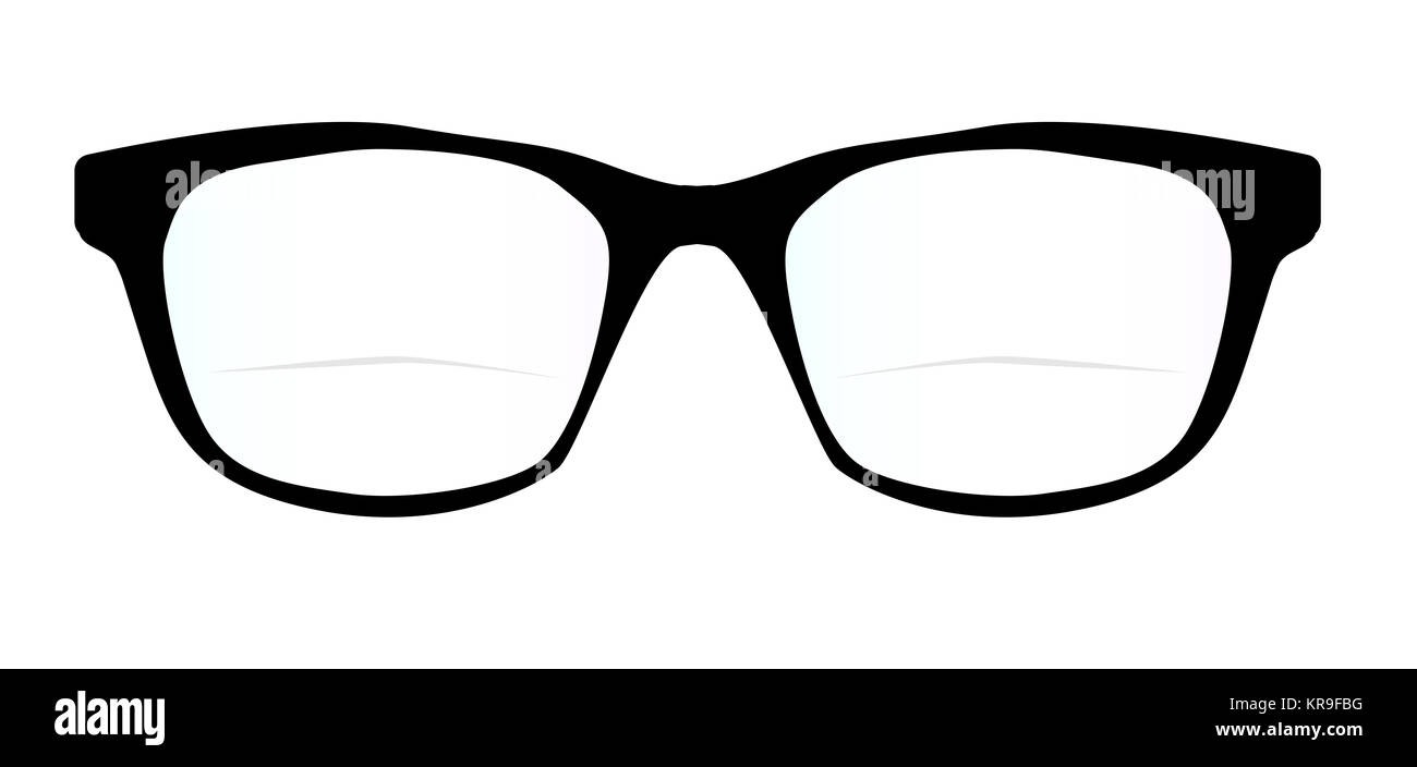Pair Of Optical Glasses Stock Photo Alamy