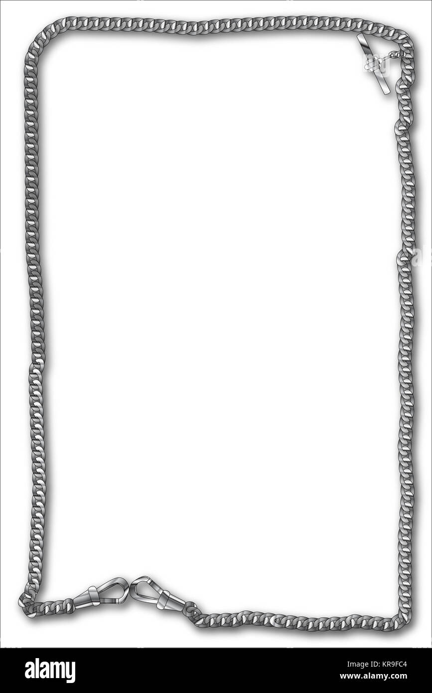 Silver Watch Chain Stock Photo - Alamy