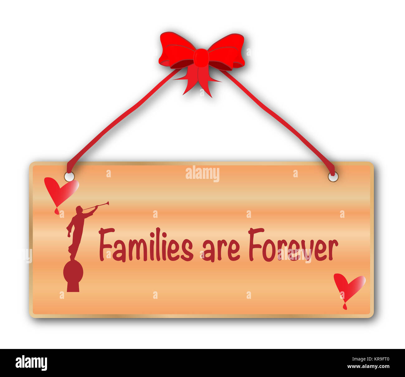 Families Are Forever Sign Stock Photo