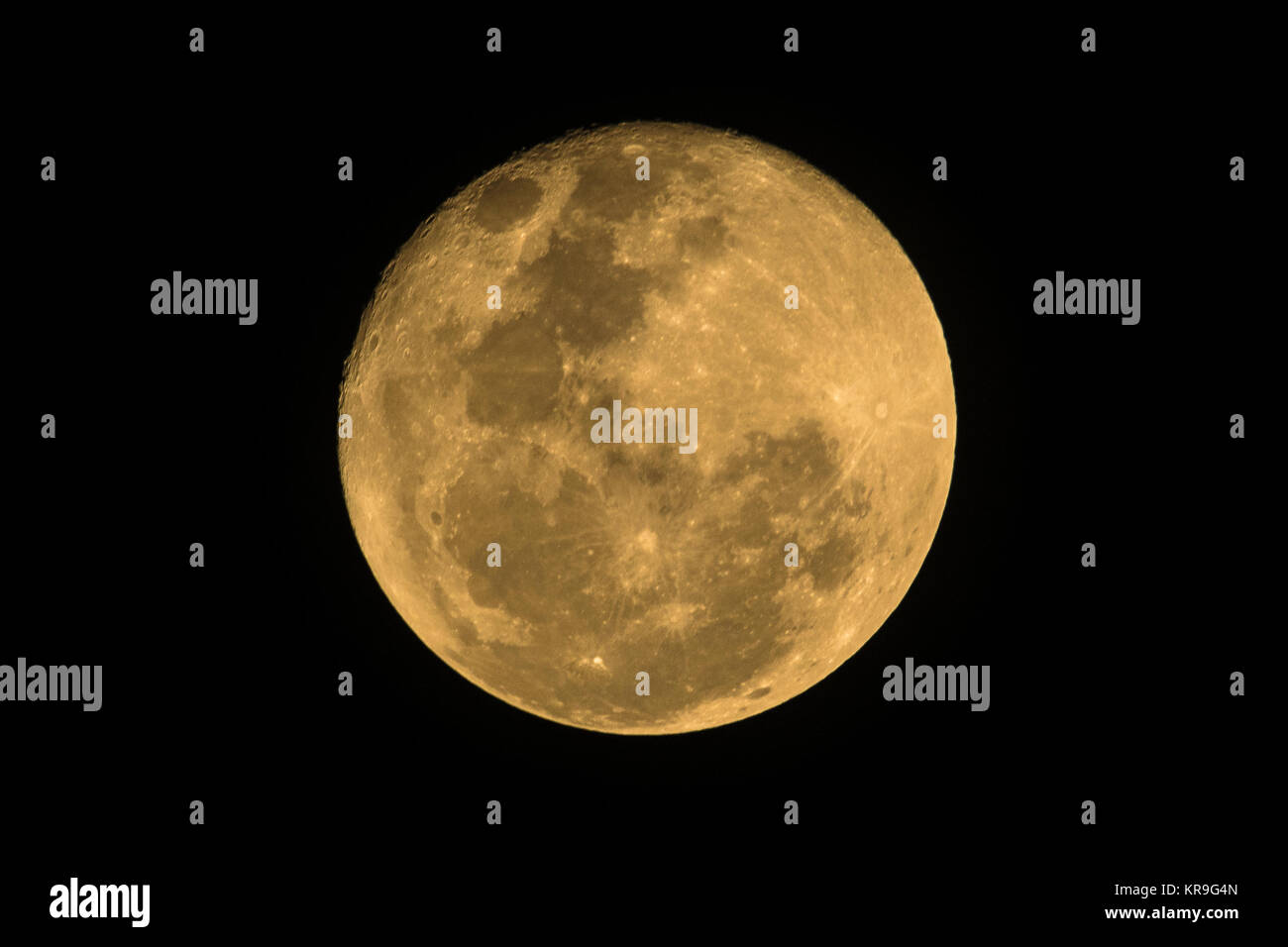 Super moon Stock Photo