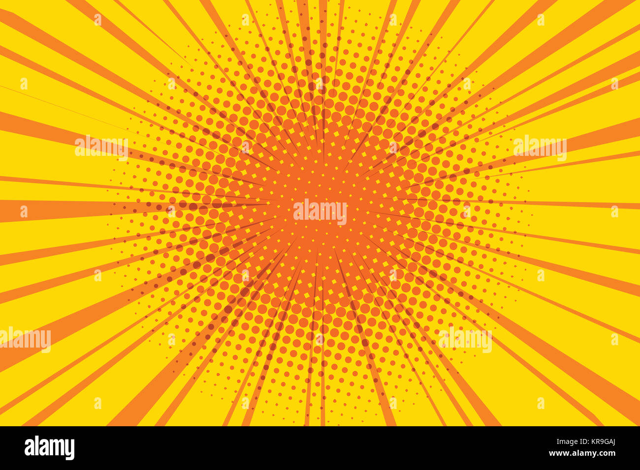 The sun comic book retro pop art background Stock Photo - Alamy