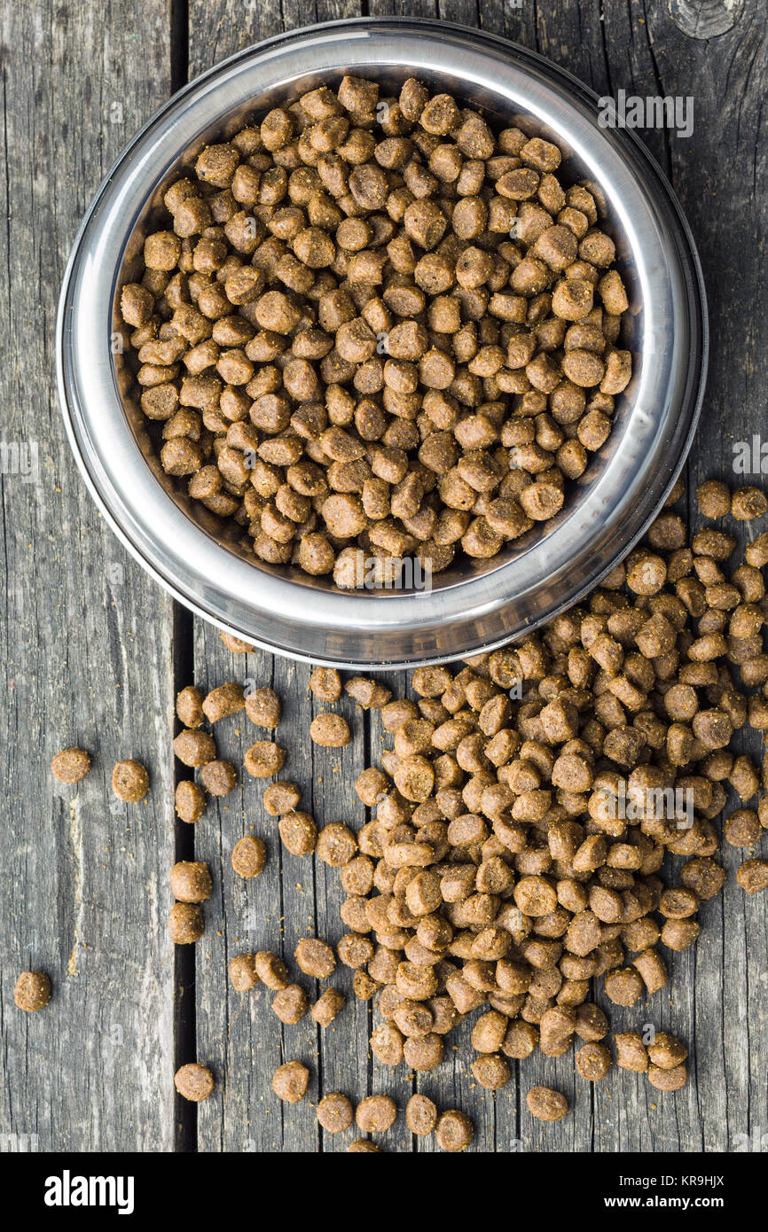 Dried food for dogs or cats Stock Photo Alamy