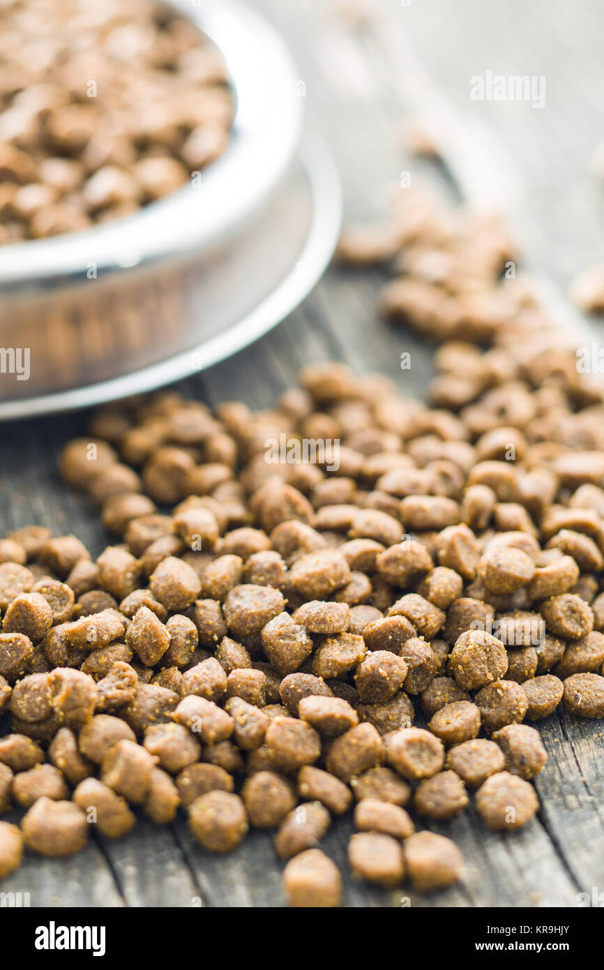 Dried food for dogs or cats Stock Photo Alamy