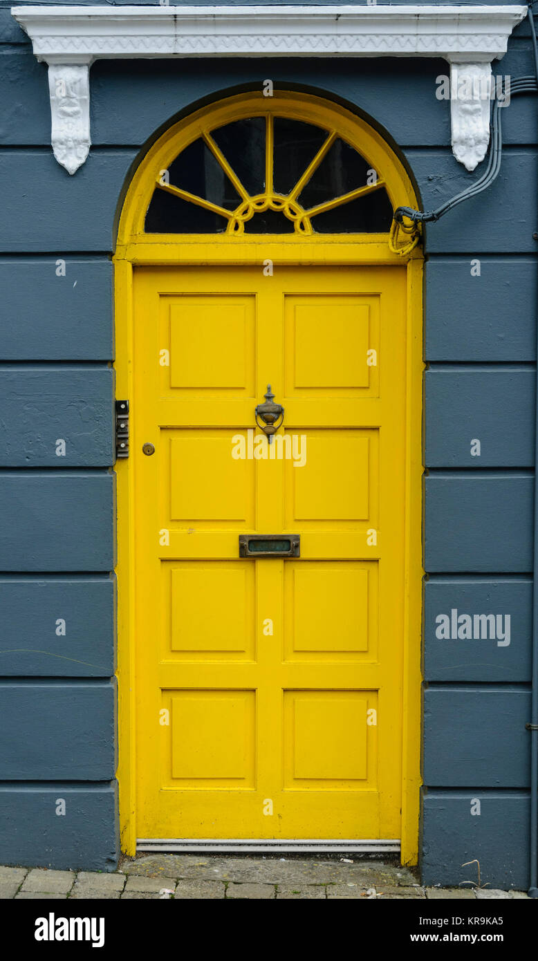 Colorful door in Dublin, Ireland Stock Photo Alamy