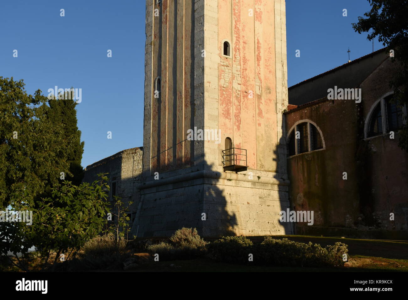 rovinj,church,landmark,santa eufemia,baroque,church tower,campanile Stock Photo