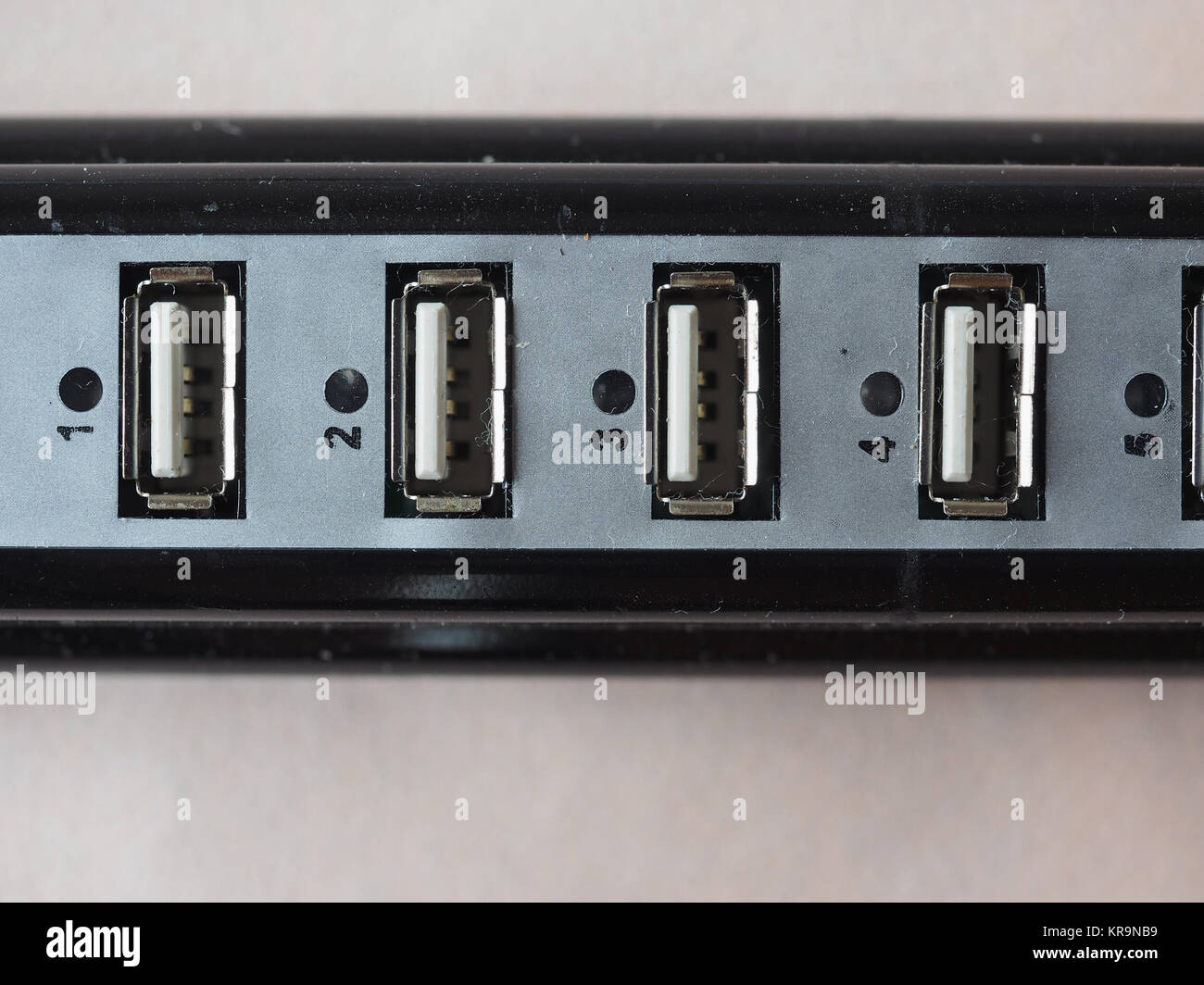Many USB ports Stock Photo Alamy