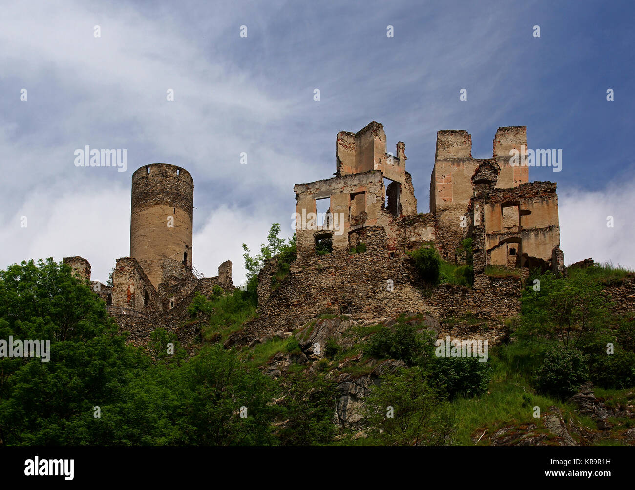 Â burgruine kollmitz waldviertel lower austria Stock Photo