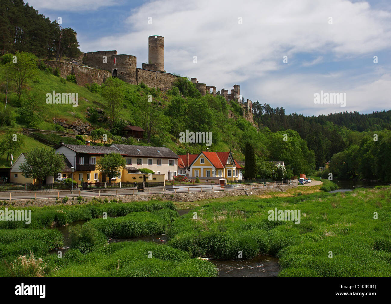 Â burgruine kollmitz waldviertel lower austria Stock Photo