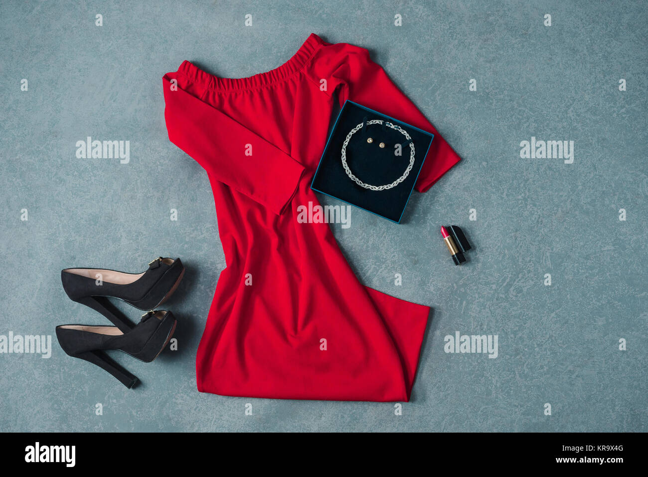 The collection of elegant clothes Stock Photo - Alamy