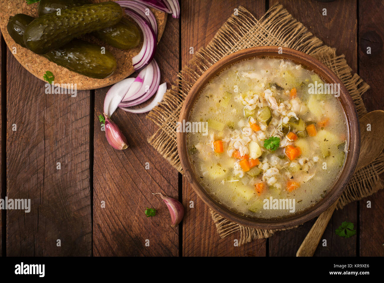How to prepare rassolnik with pearl barley for the winter How to prepare rassolnik with pearl barley for the winter