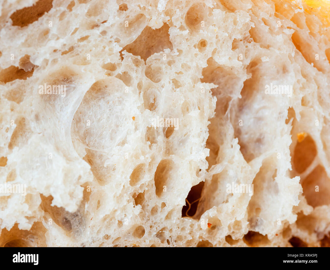 close up shot of white sourdough bread slice Stock Photo Alamy