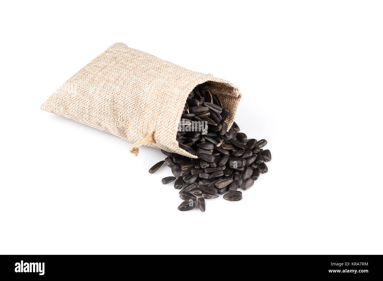 sunflower seeds in sack Stock Photo Alamy