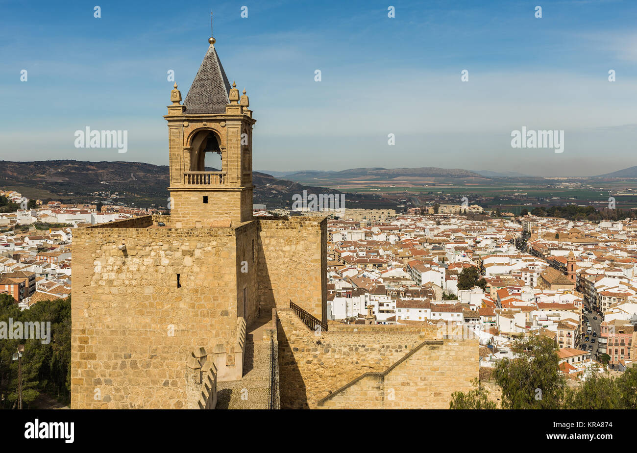 Landscape from the Alcazaba de Antequera. Andalucia. Spain. Stock Photo