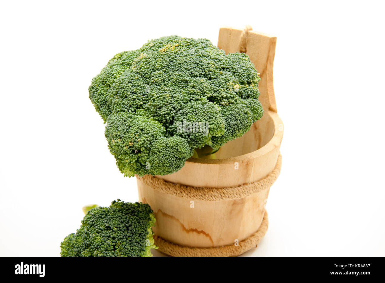 Broccoli in tub Stock Photo Alamy