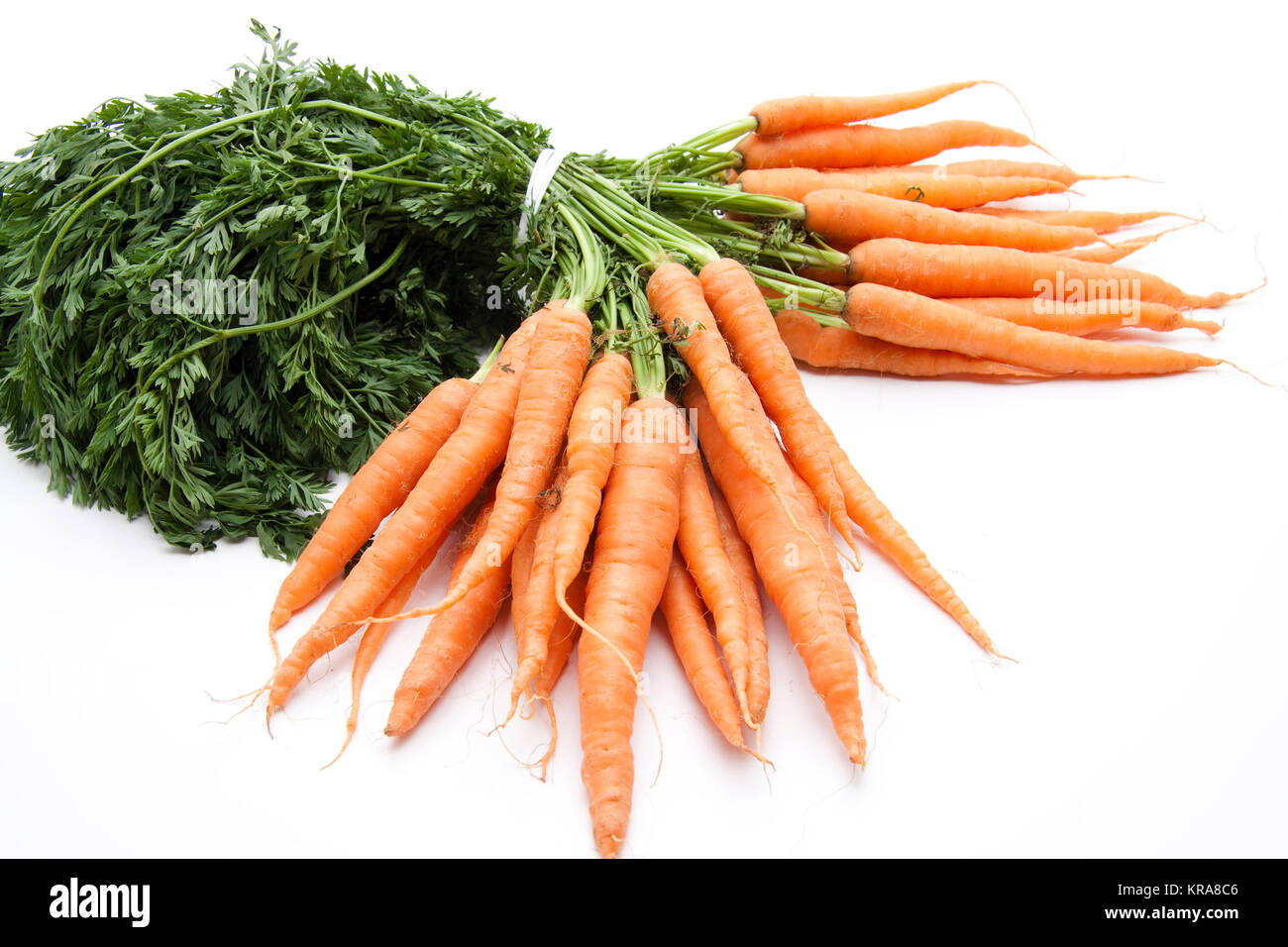 Carrots with leaves Stock Photo Alamy