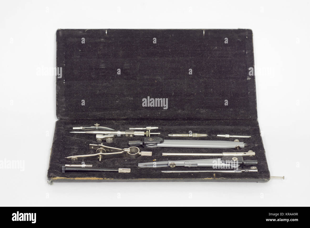 antique drafting tools set Stock Photo - Alamy