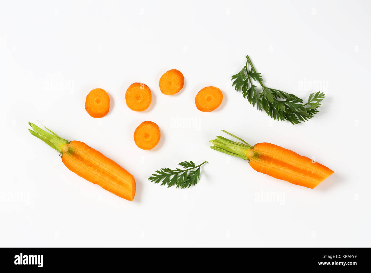 Carrot Root Cross Section High Resolution Stock Photography and Images