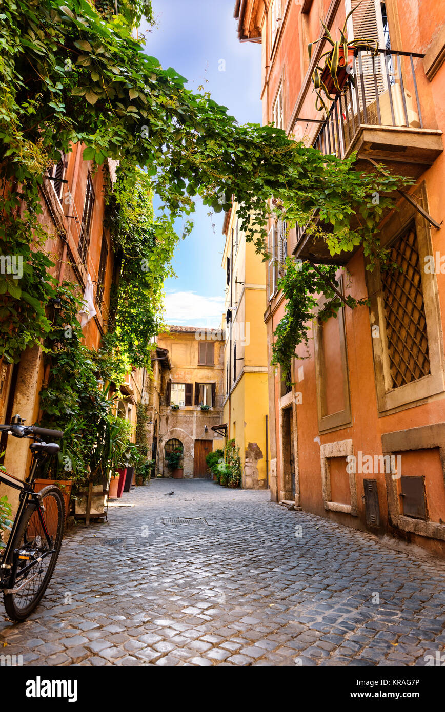 Rome od street Italy Stock Photo - Alamy