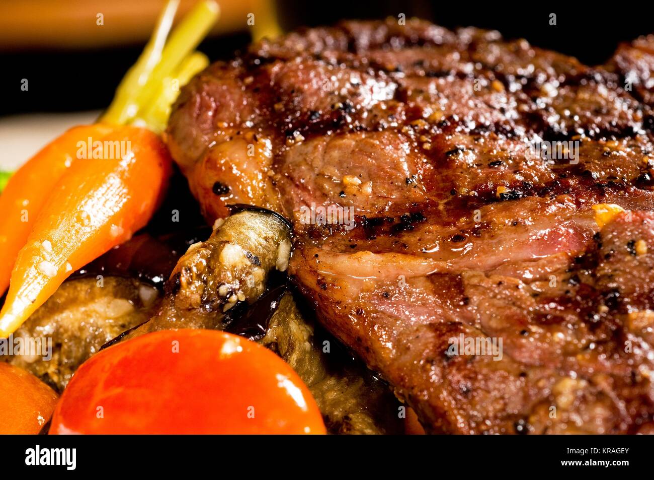 grilled ribeye steak Stock Photo Alamy