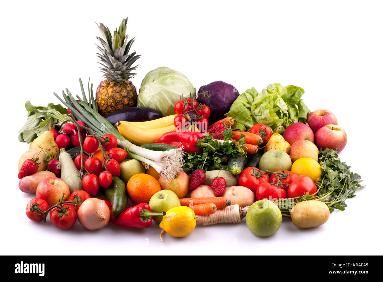 Fruits and vegetables Stock Photo