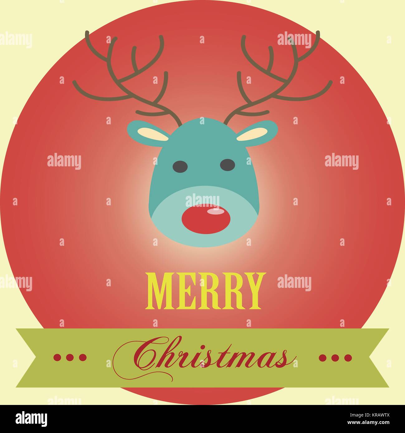 Merry Christmas Happy new year card Stock Photo - Alamy