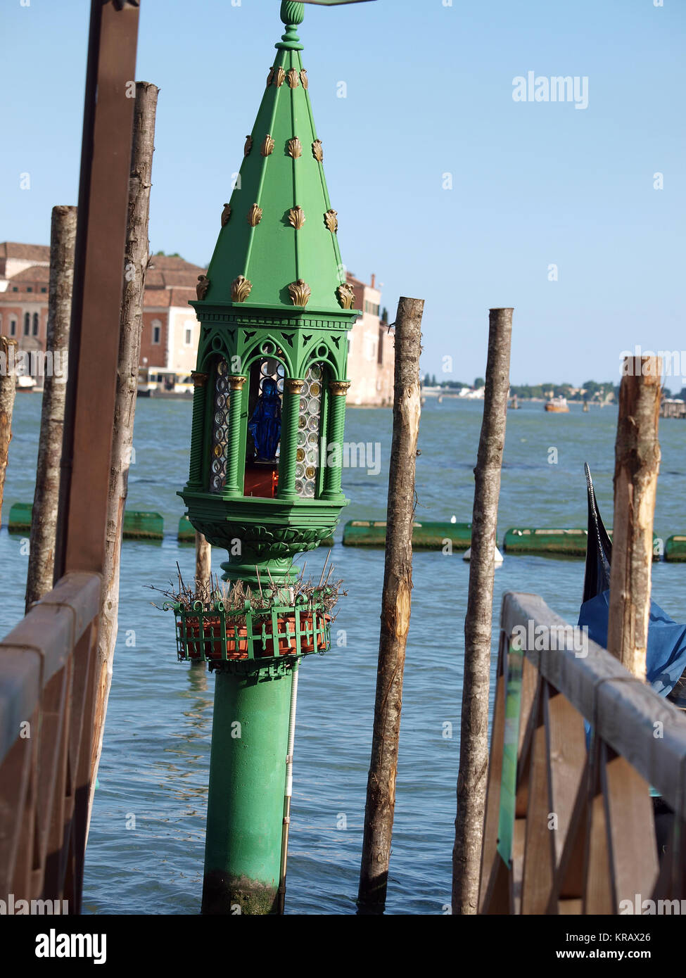Venice - lanterns at St. Mark's Square Stock Photo