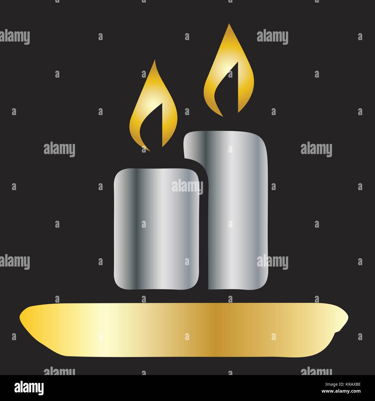 Christmas candle art Stock Photo Alamy