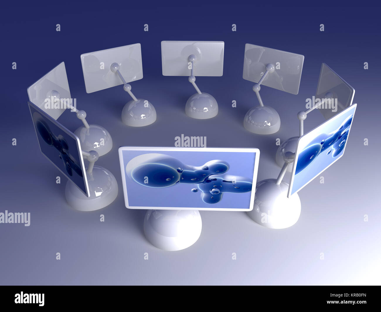 3d illustration widescreen display hi-res stock photography and images ...