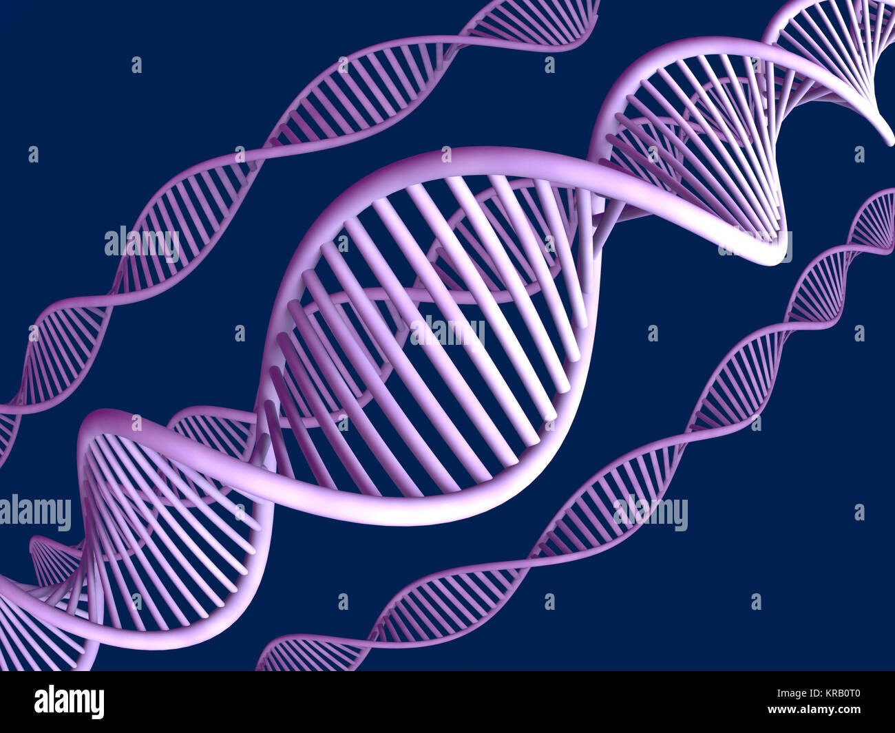 3D rendered double Helix / DNA Stock Photo - Alamy