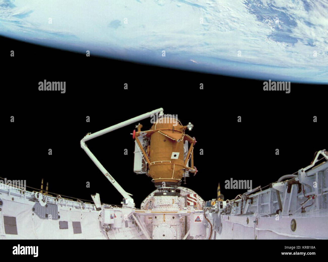 Docking Module (STS74 Stock Photo Alamy