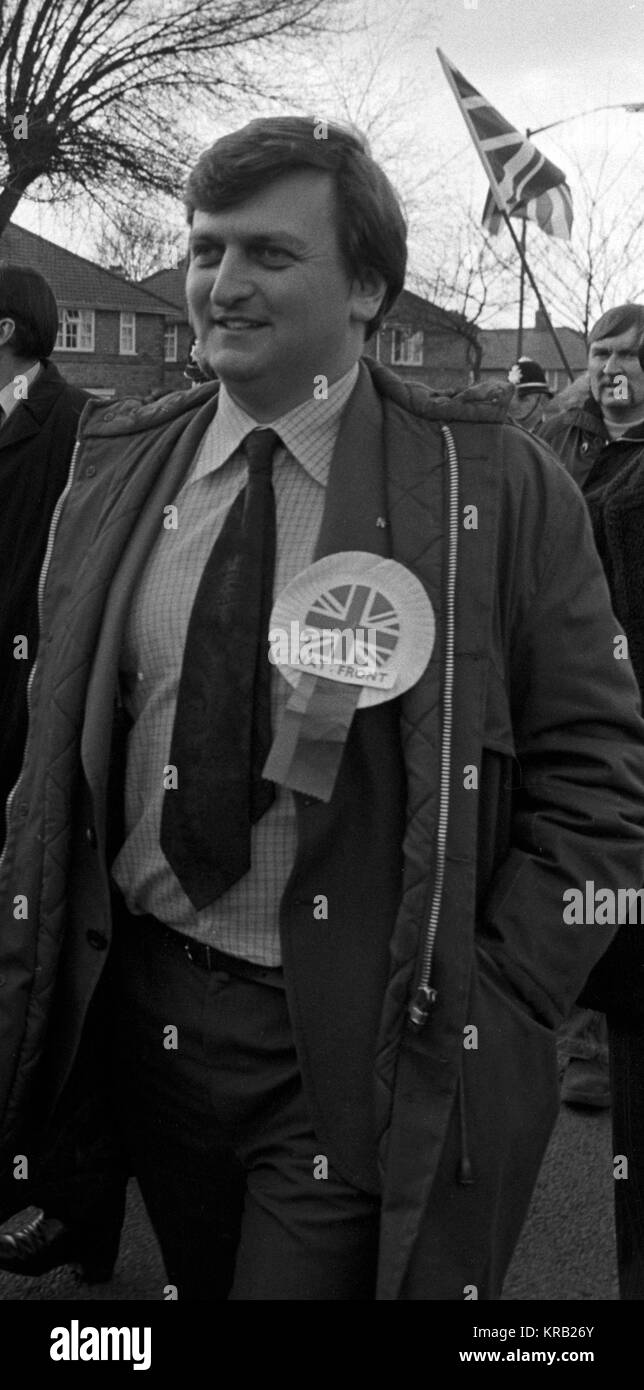 Andrew Bone, 31, of the National Front. Stock Photo