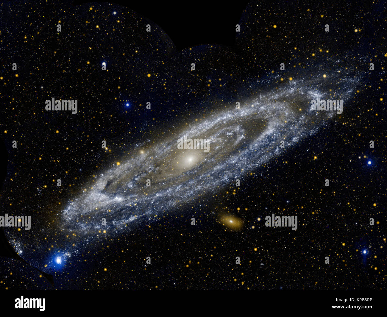 Andromeda galaxy 2 Stock Photo