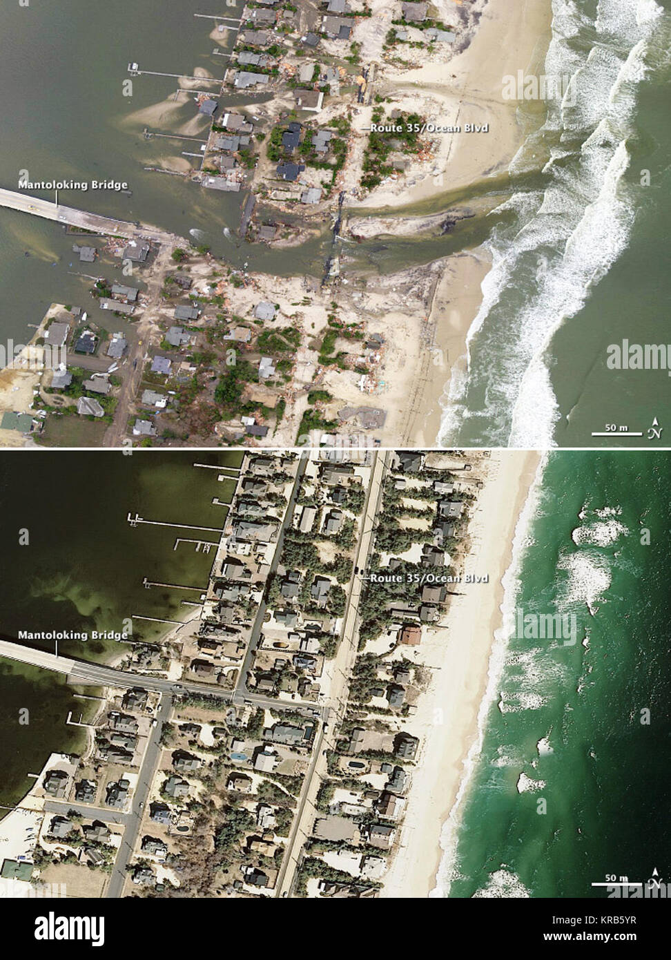 Mantoloking aerial hires stock photography and images Alamy