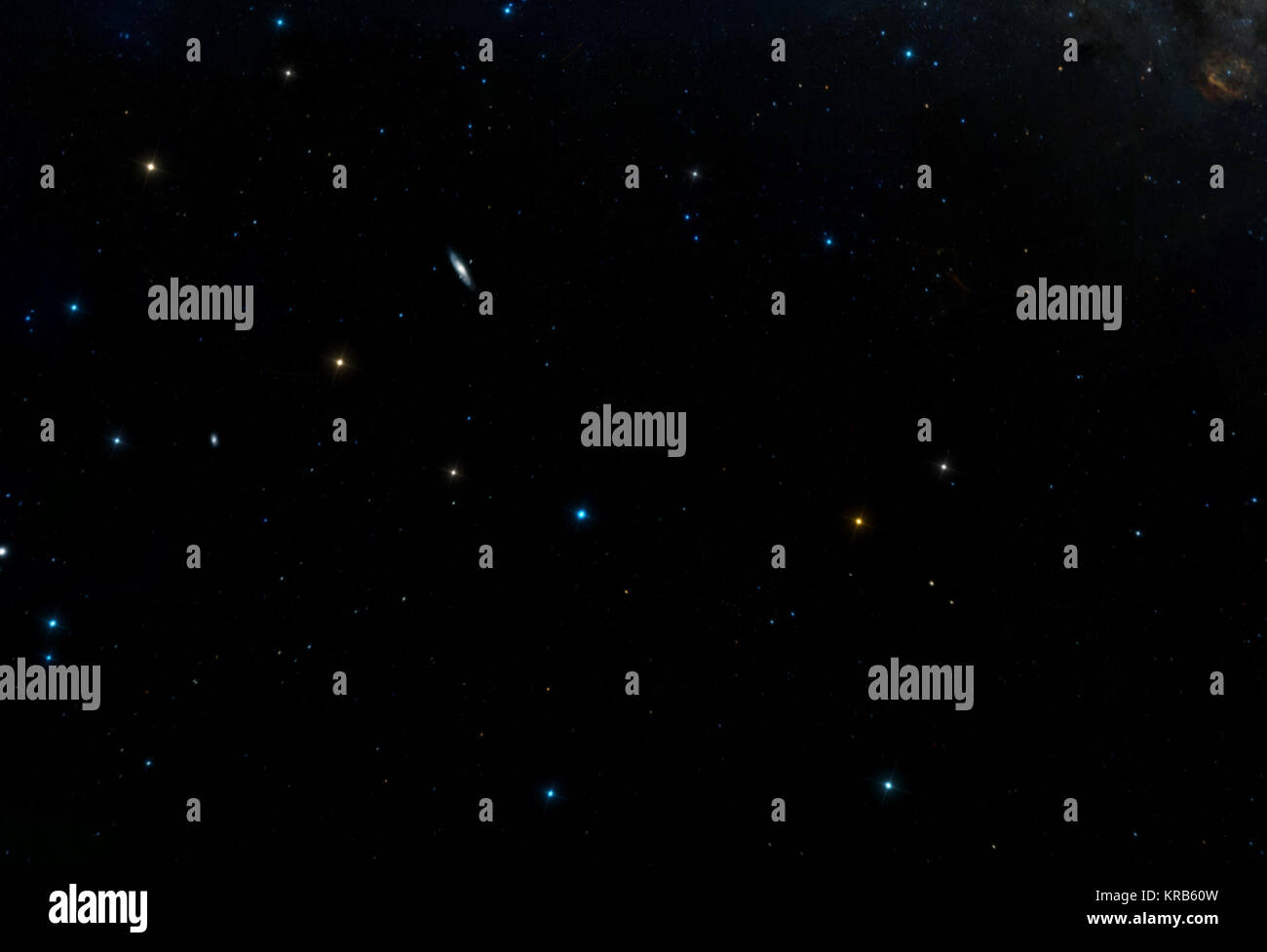 Kappa Andromedae Star Chart No Labels Stock Photo - Alamy