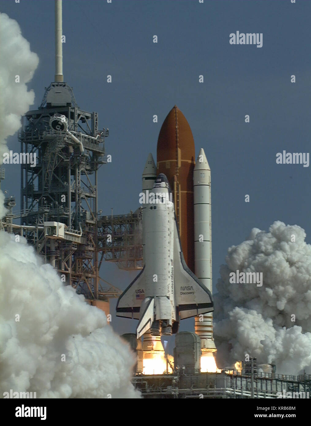 Space Shuttle STS-70 Launch DSC00001 Stock Photo