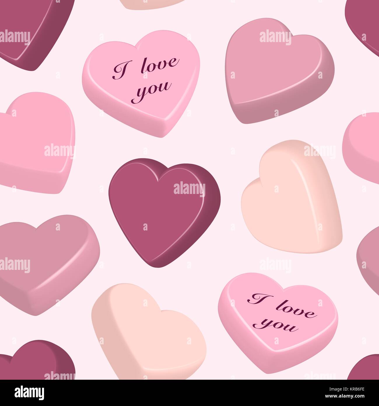 pattern with colorful hearts Stock Vector Image & Art - Alamy