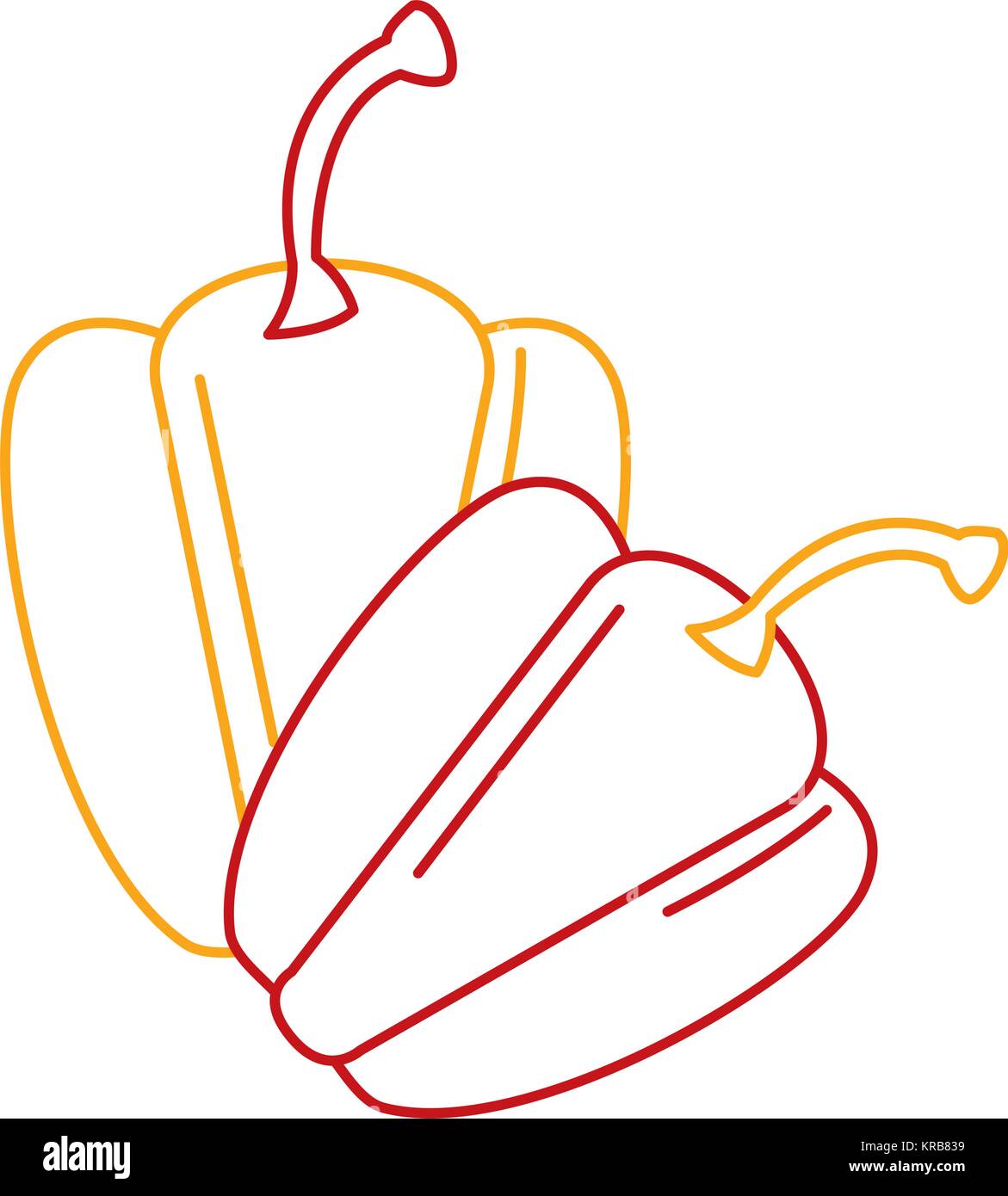 fresh pepper vegetable icon Stock Vector Image & Art - Alamy