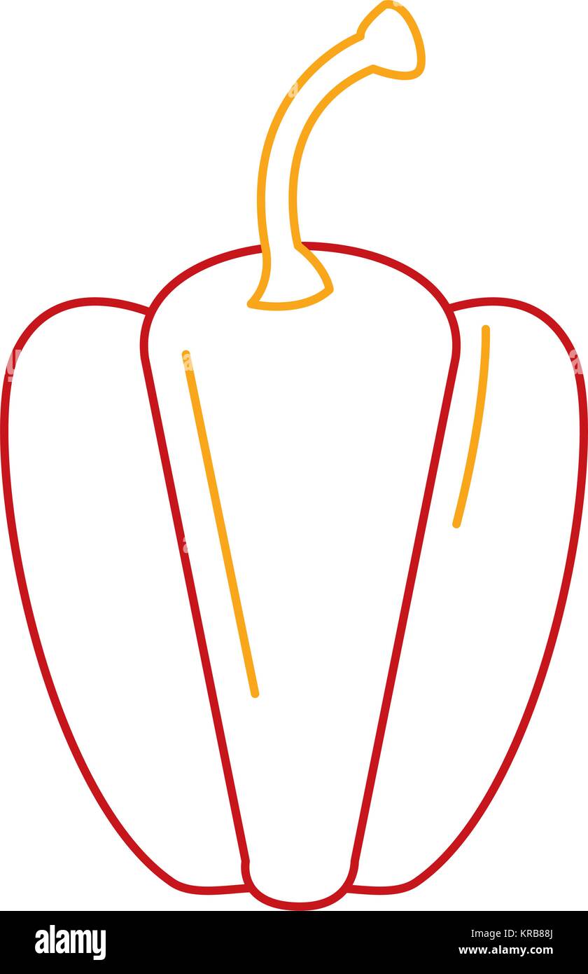 fresh pepper vegetable icon Stock Vector Image & Art - Alamy