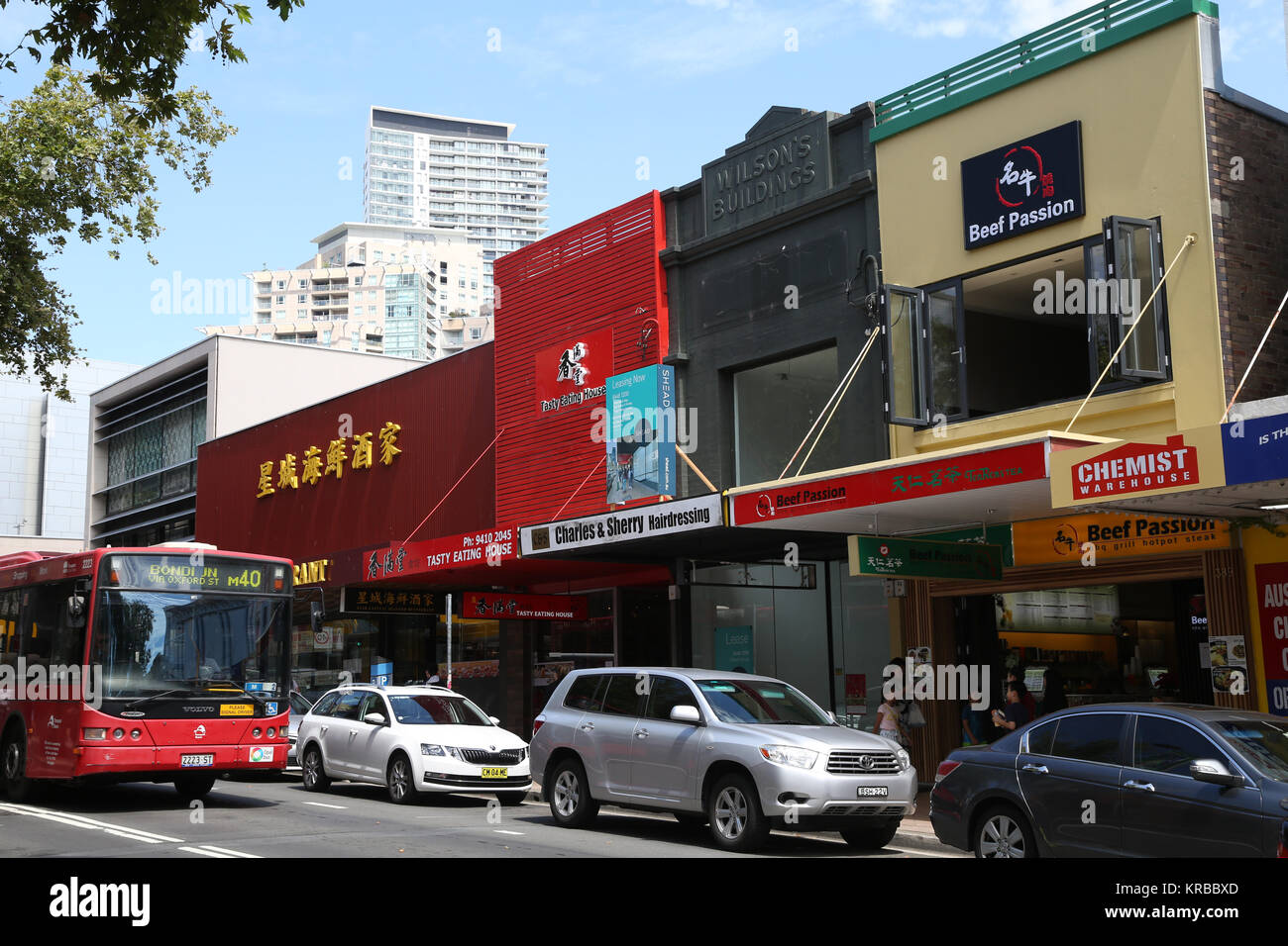 Victoria Avenue, Chatswood Stock Photo Alamy